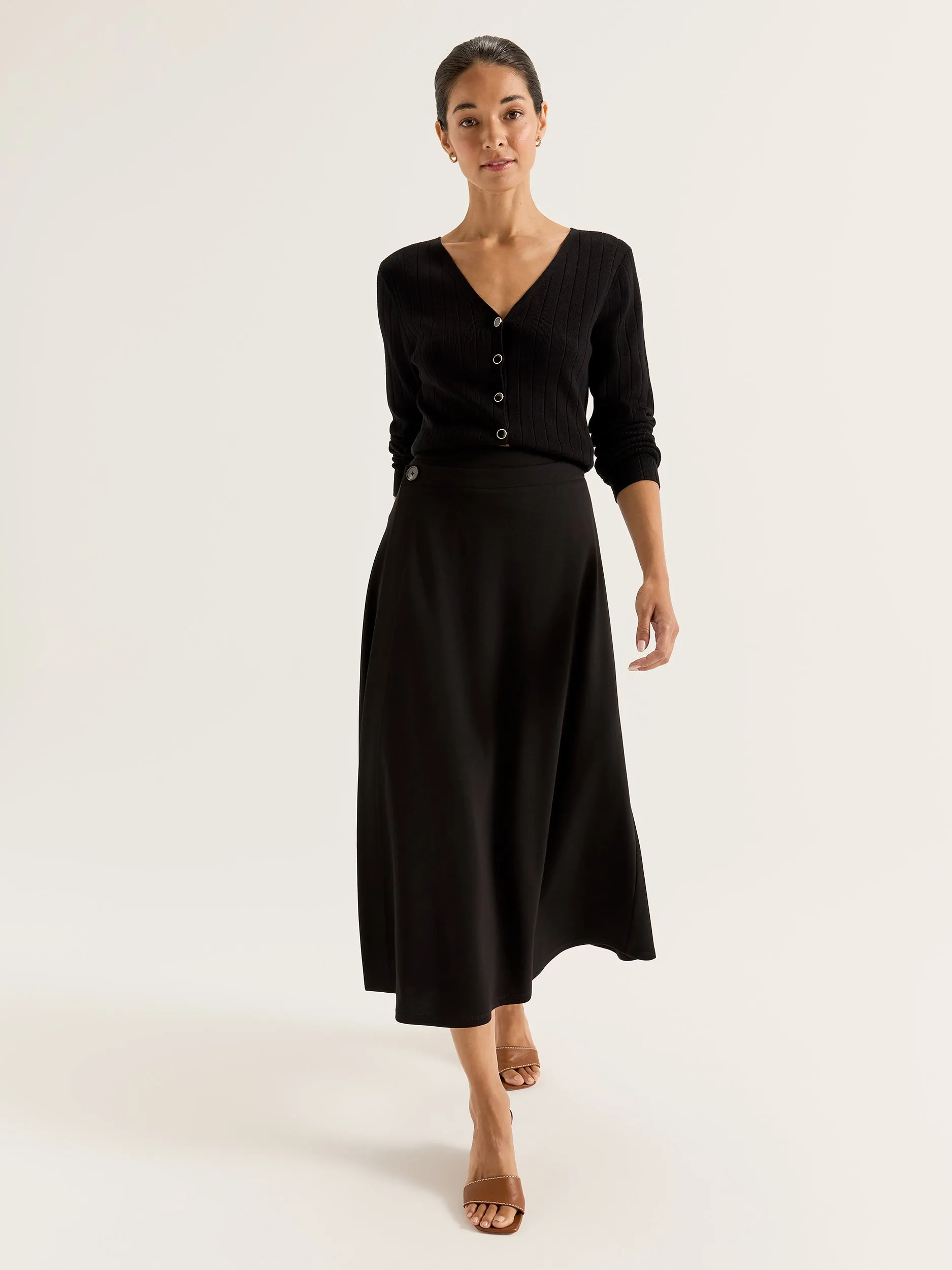 Yorkville Ponte Skirt
