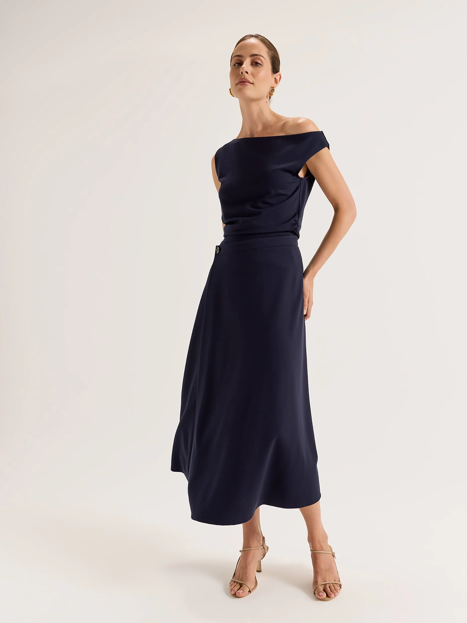 Yorkville Ponte Skirt